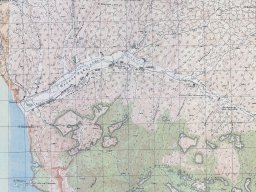 Карта Сукко и окрестностей 1941 год