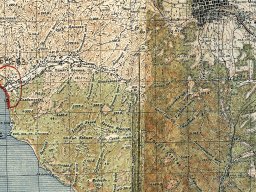 Карта Сукко и окрестностей 1943 год